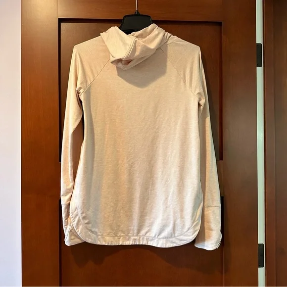 Athleta Uptempo Pullover Hoodie Light Pink Long Sleeve - Picture 6 of 6